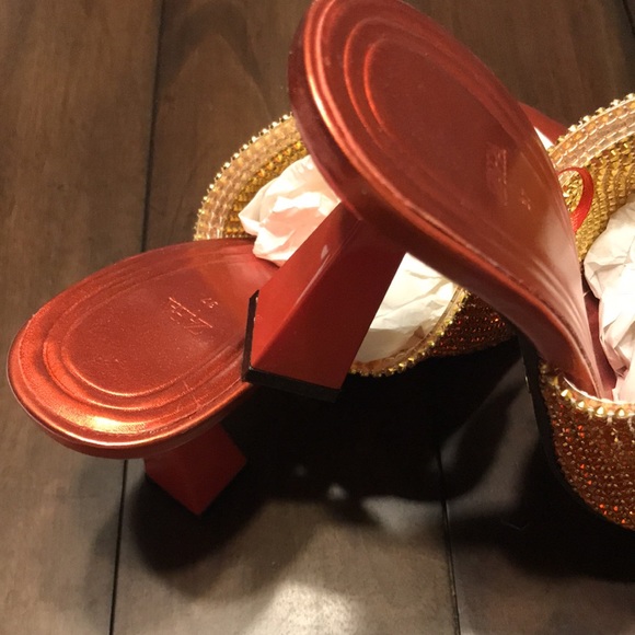 Zara  “RHINESTONE”  Mesh Heels - Picture 12 of 13